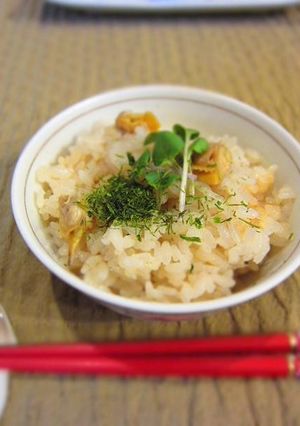 ☆ホンビノス貝の炊き込みご飯☆-レシピのメイン写真
