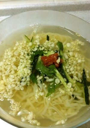 さっぱり梅ぇ冷うどん★-レシピのメイン写真