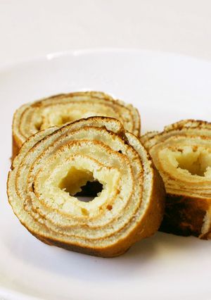 おやつイン☆卵焼き器で！バウムクーヘン-レシピのメイン写真