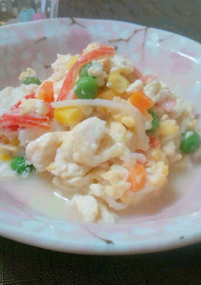 中華風豆腐の卵とじ-レシピのメイン写真
