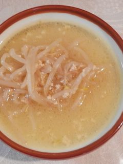 生クリームのモヤシスープ-レシピのメイン写真