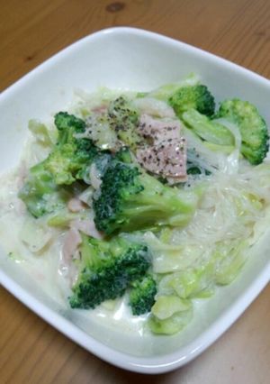 春雨のクリーム野菜煮♬-レシピのメイン写真