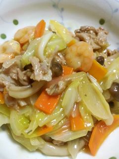 キャベツで八宝菜風炒め☆-レシピのメイン写真