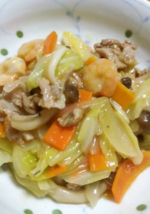 キャベツで八宝菜風炒め☆-レシピのメイン写真