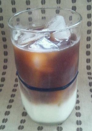 目指せ！お店のアイスカフェオレ-レシピのメイン写真