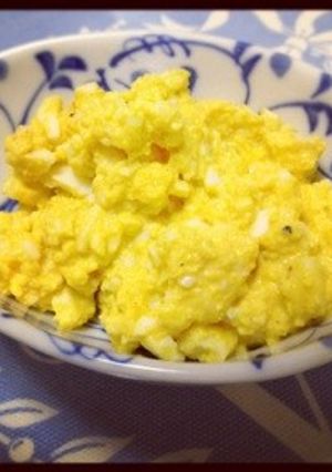 ゆで卵サラダ ヘルシーカレー風味-レシピのメイン写真