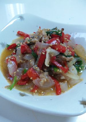 豚肉と野菜のタレ漬け蒸し焼き-レシピのメイン写真