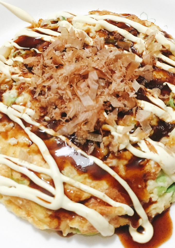 お豆腐と卵の♪お好み焼き風♪-レシピのメイン写真