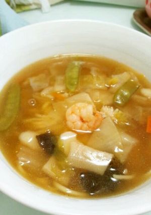 中華丼の元で作る四川風パスタ-レシピのメイン写真
