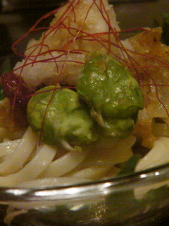 そら豆かき揚げぶっかけうどん-レシピのメイン写真