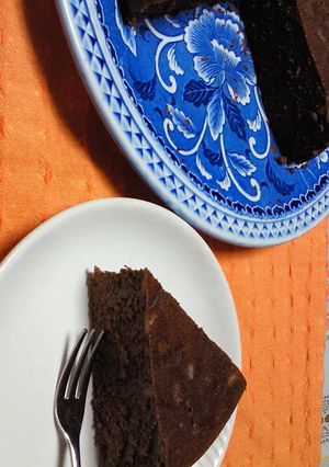 材料2つのチョコケーキ(炊飯器使用)-レシピのメイン写真