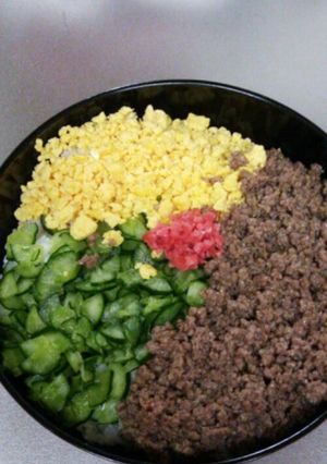 簡単そぼろ丼-レシピのメイン写真