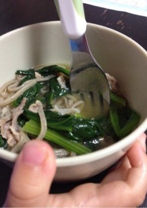 肉・野菜・きのこの信州そば-レシピのメイン写真