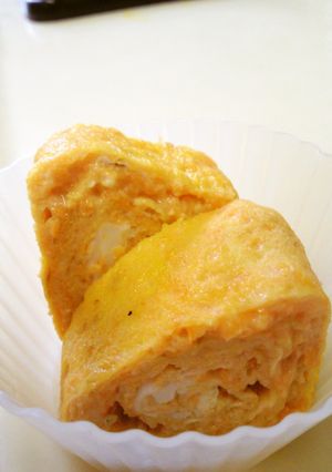 お弁当に！ニンジン入り卵焼き-レシピのメイン写真