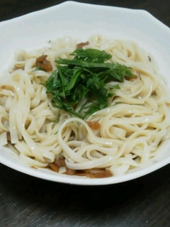 大葉と梅の冷製うどん-レシピのメイン写真