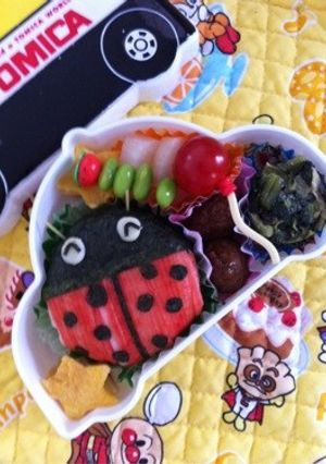 キャラ弁 テントウムシ-レシピのメイン写真
