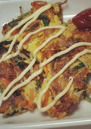 野菜でかさ増し♥オムレツ-レシピのメイン写真