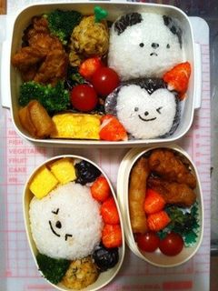 パンダおにぎり キャラ弁-レシピのメイン写真