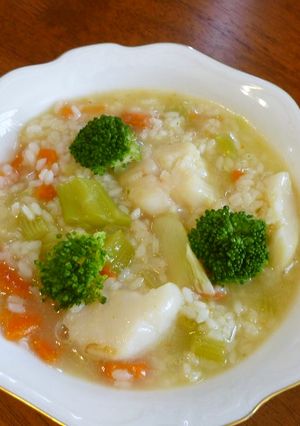 野菜たっぷり帆立入り簡単リゾット-レシピのメイン写真