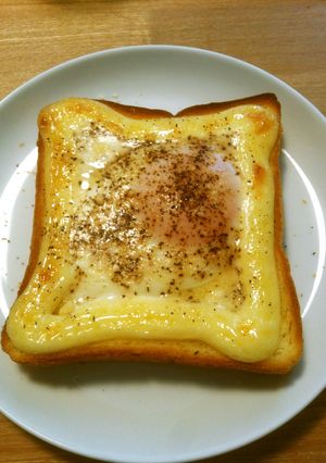 パズーの焼きたてエッグトースト-レシピのメイン写真