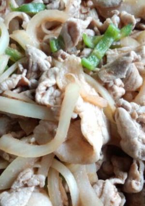 豚肉と玉ねぎのケチャ醤油炒め-レシピのメイン写真