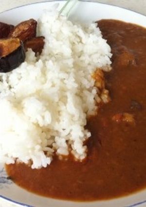 トマト＆バジル＆揚げ茄子のカレーライス-レシピのメイン写真