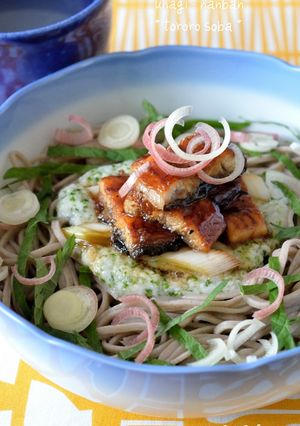 *鰻南蛮*冷やしとろろ蕎麦-レシピのメイン写真
