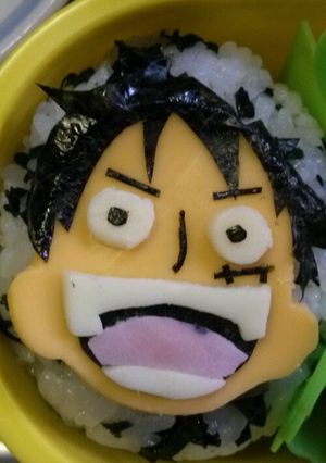 キャラ弁■ルフィ弁当　ワンピース-レシピのメイン写真