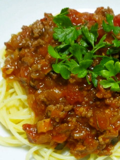 本格☆こだわりのミートソースパスタ-レシピのメイン写真