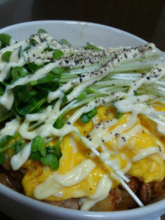 豚キムチ丼-レシピのメイン写真