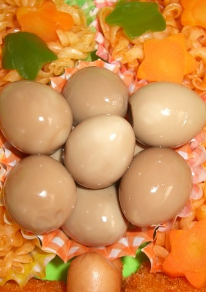 お弁当に！うずらの煮卵風♪-レシピのメイン写真