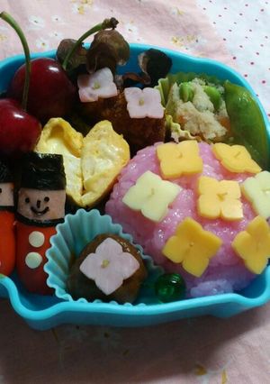 キャラ弁☆アジサイのお弁当-レシピのメイン写真