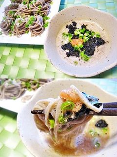 明太子とろろそば-レシピのメイン写真
