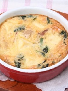 ほうれん草とお豆腐のごま風味キッシュ-レシピのメイン写真
