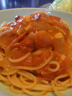 シンプルなトマトのパスタ-レシピのメイン写真
