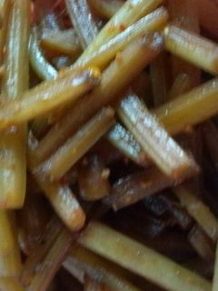京フキの炒め物-レシピのメイン写真