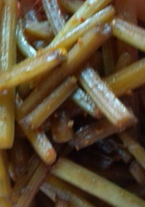 京フキの炒め物-レシピのメイン写真