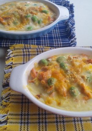 ほんのり甘い☆鮭と枝豆のドリア-レシピのメイン写真