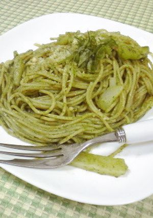 青じそ香る～☆ジェノベーゼパスタ-レシピのメイン写真