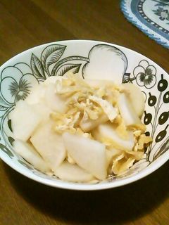 大根と油揚げの炒め煮-レシピのメイン写真