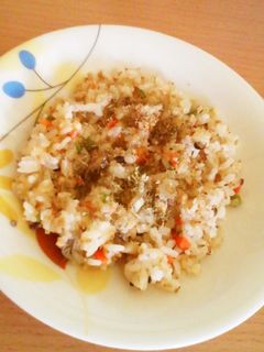 完了期の離乳食*刺し身でチャーハン-レシピのメイン写真