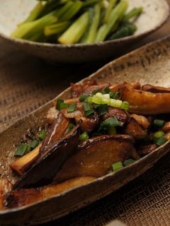 なすと豚バラのウスターソース炒め-レシピのメイン写真