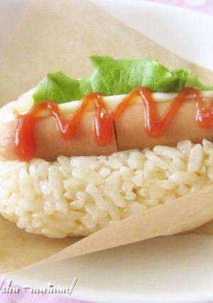 *ホットドックnaおにぎり☆キャラ弁*-レシピのメイン写真