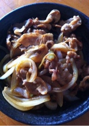 我が家の定番★豚肉玉ねぎ生姜炒め-レシピのメイン写真
