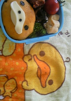キャラ弁 かものはしかも〜(^o^)-レシピのメイン写真