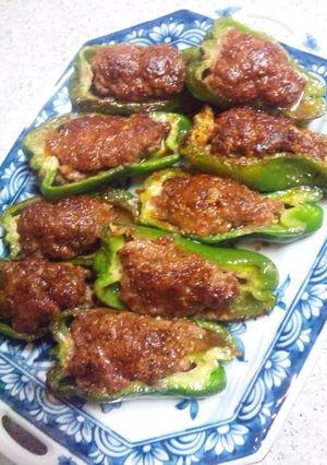 醤油味☆ピーマンの肉詰め-レシピのメイン写真