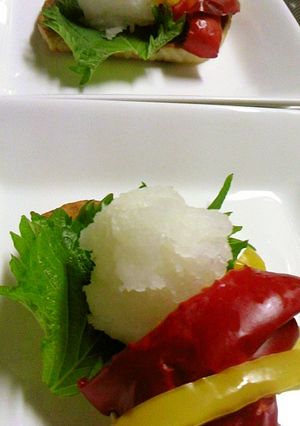 焼いてのせるめかじきのしそおろし添え★-レシピのメイン写真