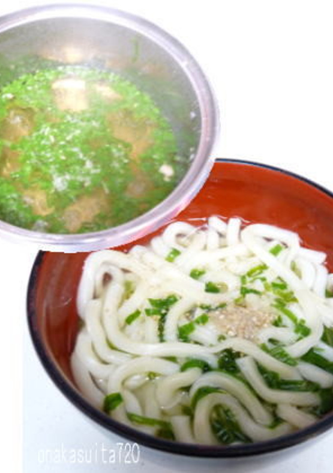 白だしとしょうがで簡単素うどん-レシピのメイン写真