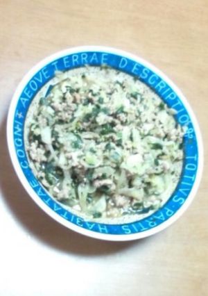 めっちゃ簡単☆餃子の具風炒め物-レシピのメイン写真