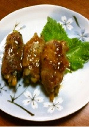 3色野菜の大葉肉巻き-レシピのメイン写真